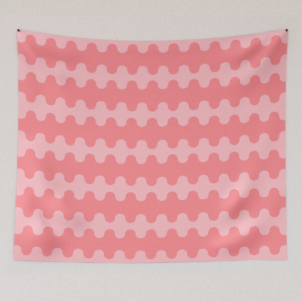 Item preview, Pink Pop Stripes Ogee-A-Go-Go Pattern designed and sold by kierkegaard.