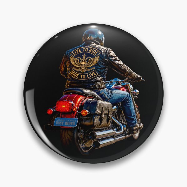 Item preview, BORN TO RIDE - LIVE TO RIDE - Easy Rider designed and sold by DBM Photo Art 1.