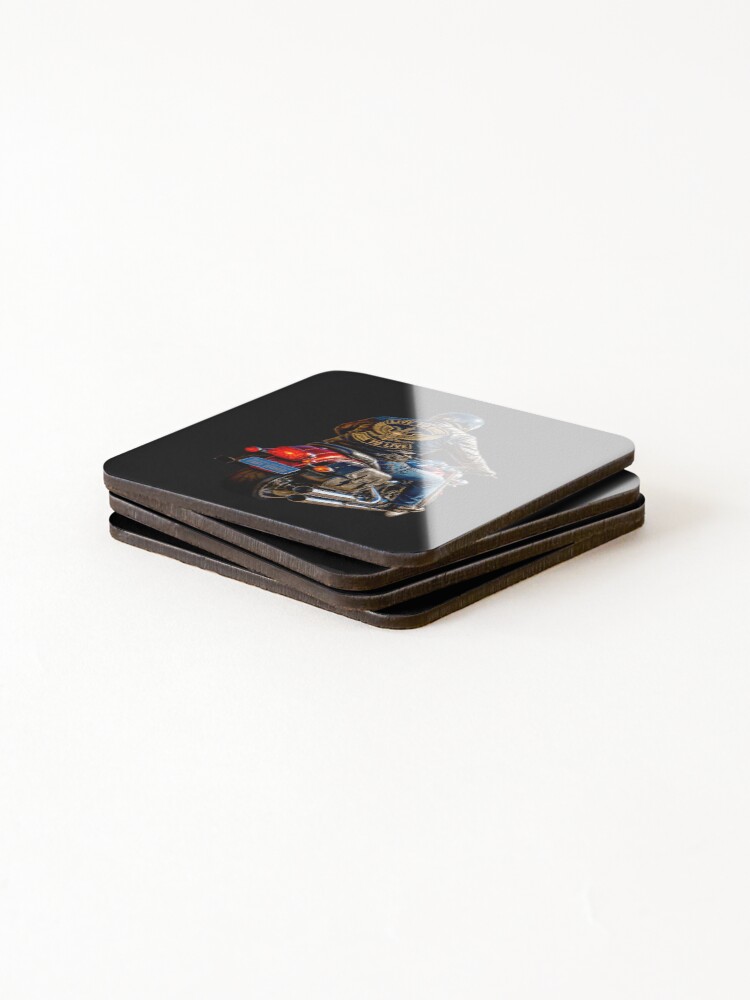 Thumbnail 4 of 5, Coasters (Set of 4), BORN TO RIDE - LIVE TO RIDE - Easy Rider designed and sold by danielbmcneill.