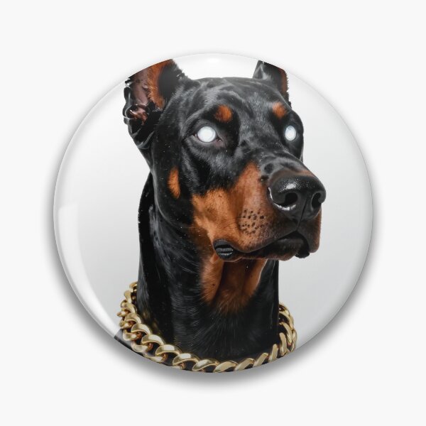 Item preview, The Obsidian Doberman - Dark Luxury Streetwear Art designed and sold by Chrome cinematic.