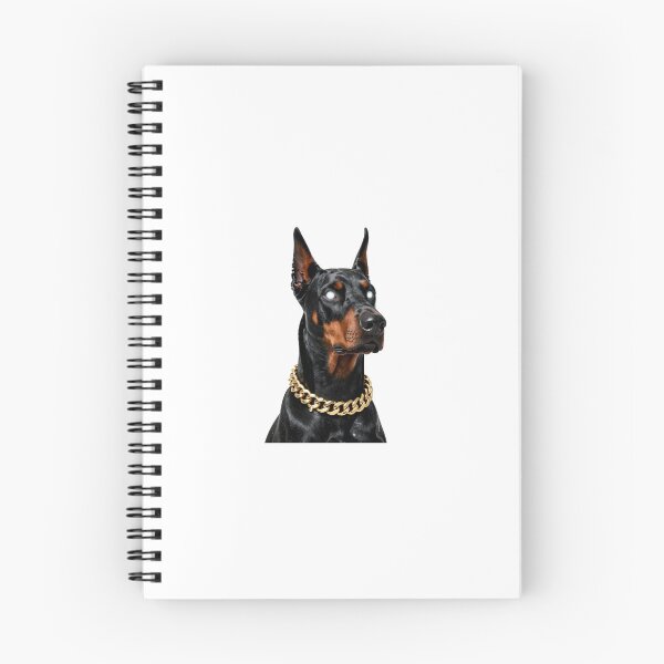 Item preview, The Obsidian Doberman - Dark Luxury Streetwear Art designed and sold by Chrome cinematic.