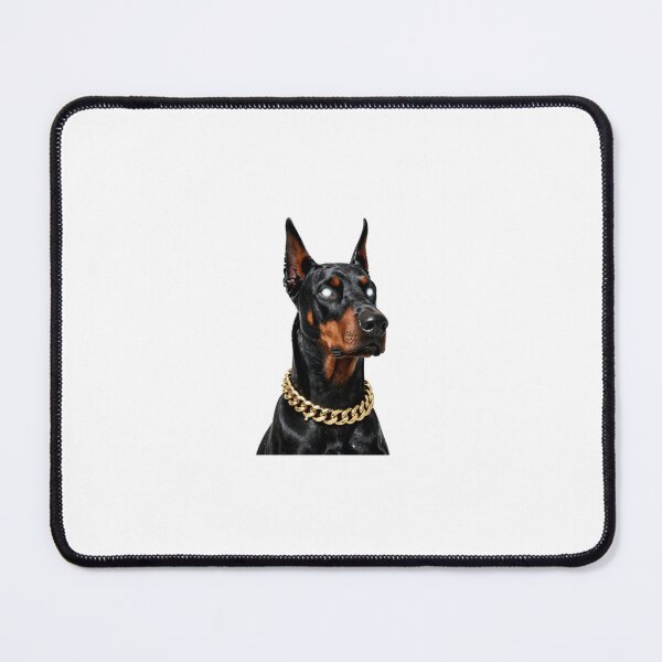 Item preview, The Obsidian Doberman - Dark Luxury Streetwear Art designed and sold by Chrome cinematic.