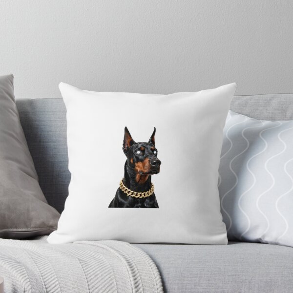 Item preview, The Obsidian Doberman - Dark Luxury Streetwear Art designed and sold by Chrome cinematic.
