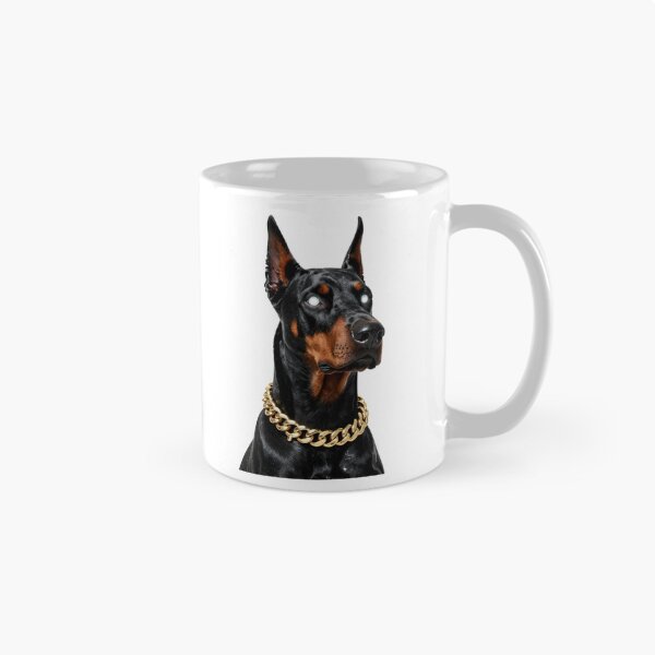 Item preview, The Obsidian Doberman - Dark Luxury Streetwear Art designed and sold by Chrome cinematic.