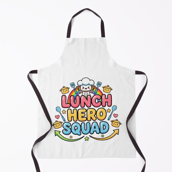 Item preview, cafeteria hero squad funny school lunch staff designed and sold by ArtDesignTp.