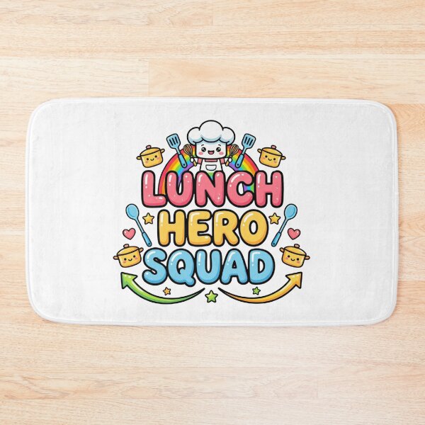 Item preview, cafeteria hero squad funny school lunch staff designed and sold by ArtDesignTp.