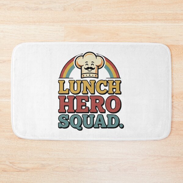 Item preview, funny school lunch hero lunch crew design designed and sold by ArtDesignTp.