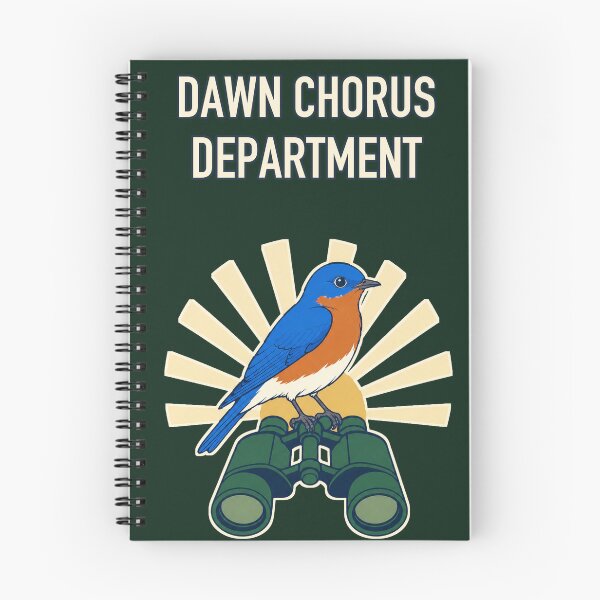 Item preview, Dawn Chorus Department - Eastern Bluebird Birding Art designed and sold by LevelUpLab.