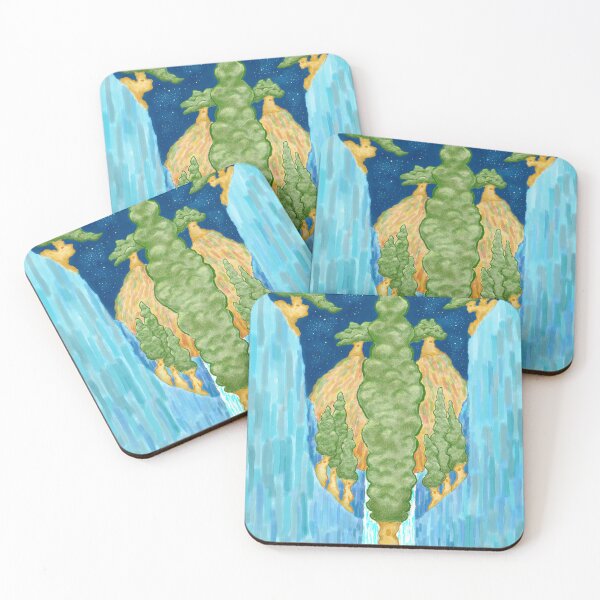 Item preview, Fantastical tree village in a valley designed and sold by greenPQBstudio.