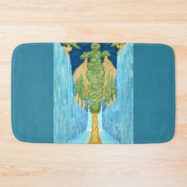 Item preview, Fantastical tree village in a valley designed and sold by greenPQBstudio.