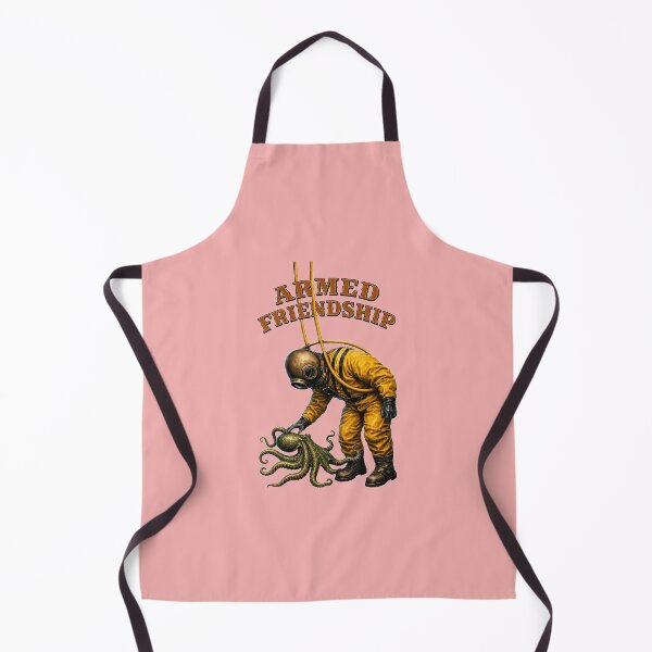 Item preview, Vintage Diver Using a Diving Helmet and Petting a Large Octopus URM designed and sold by urmaddad.
