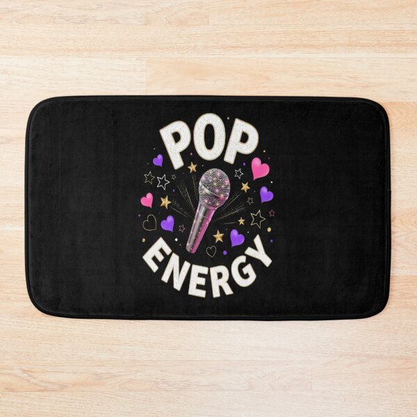 Item preview, Pop Energy – Glitter Microphone Pop Star Design designed and sold by Midnight Veil Designs.