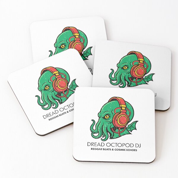 Item preview, Dread Octopod DJ Reggae Cosmic Echoes Art designed and sold by crouchingpixel.