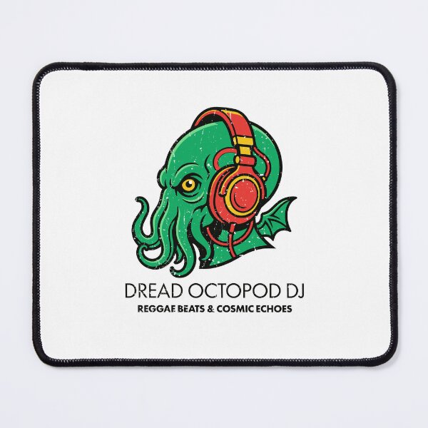 Item preview, Dread Octopod DJ Reggae Cosmic Echoes Art designed and sold by crouchingpixel.