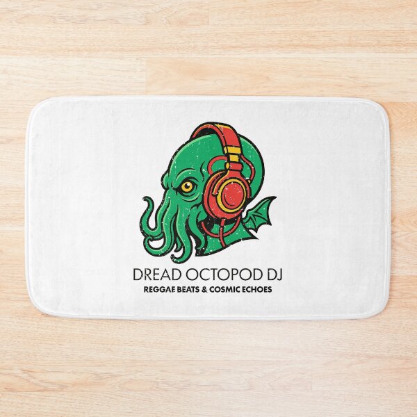 Item preview, Dread Octopod DJ Reggae Cosmic Echoes Art designed and sold by crouchingpixel.