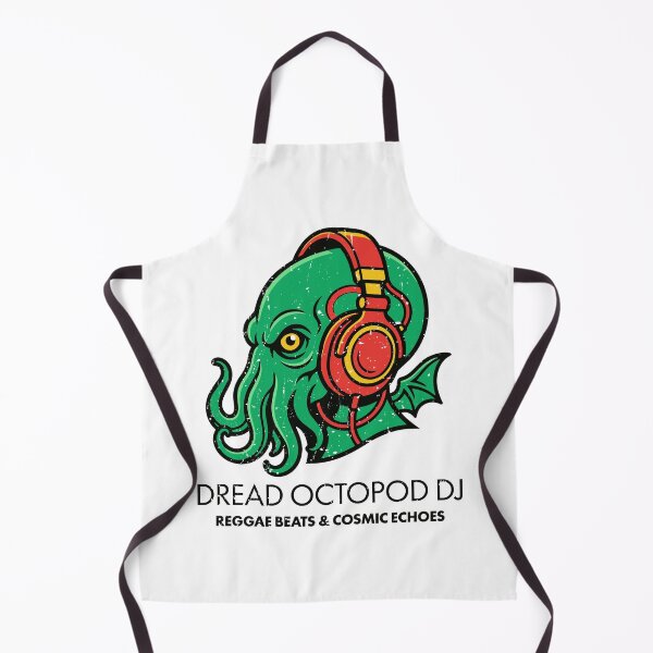 Item preview, Dread Octopod DJ Reggae Cosmic Echoes Art designed and sold by crouchingpixel.