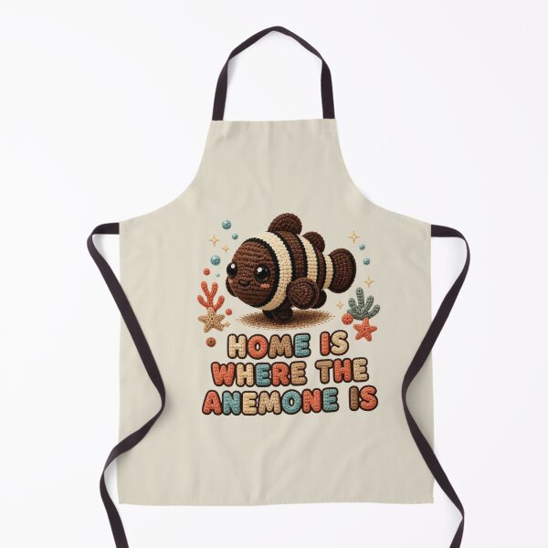 Item preview, Cute Crochet Sebae Clownfish Home Is Where The Anemone Is Design designed and sold by Panom Suavichien.