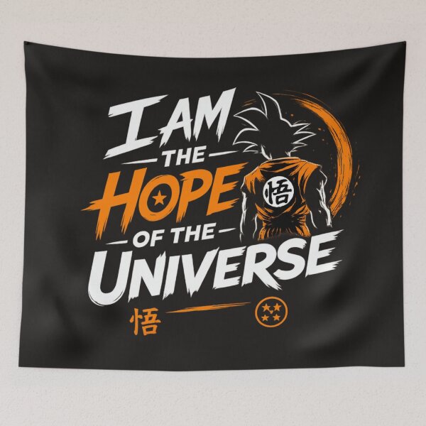 Item preview, I Am the Hope of the Universe – Anime Inspired Typography designed and sold by ArtisticHeart21.