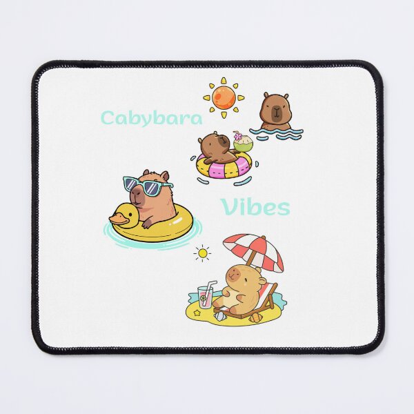 Item preview, Capybara Summer Vibes designed and sold by HappyDoodle11.