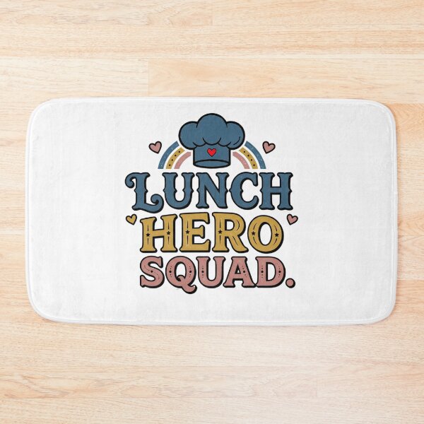 Item preview, school lunch hero squad funny cafeteria crew designed and sold by ArtDesignTp.