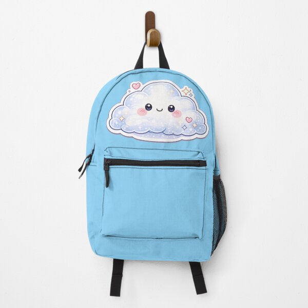 Item preview, Cute Kawaii Blue Cloud Sticker designed and sold by Christiana-Art.