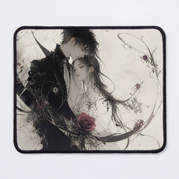 Item preview, Lovers among dark vines and roses designed and sold by Marcu Ioachim.