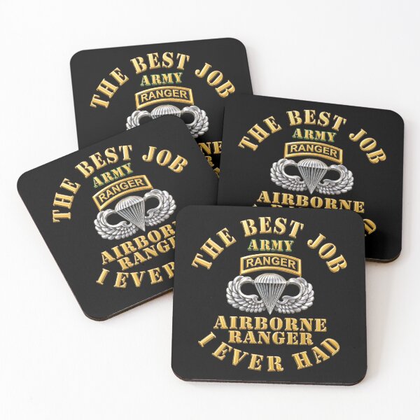Item preview, Airborne Ranger - Best Job I ever Had - 3D - Enhanced designed and sold by Military Insignia Products.