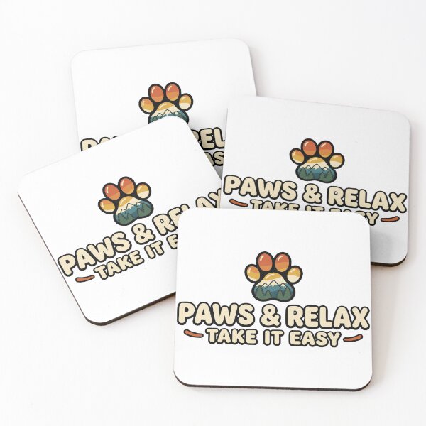 Item preview, funny paws and relax take it easy clipart mountain dog lover designed and sold by ArtDesignTp.