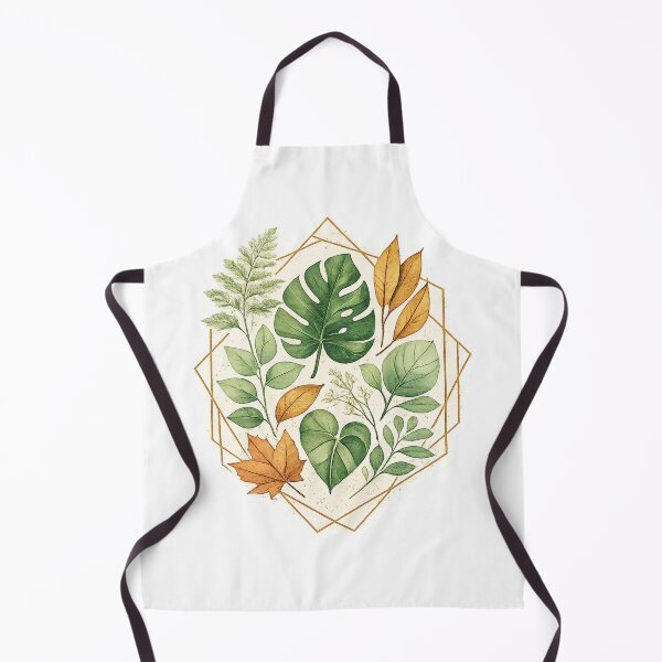 Item preview, Minimal Watercolor Botanical Leaves Gold Geometric Aesthetic designed and sold by MUSA'S.