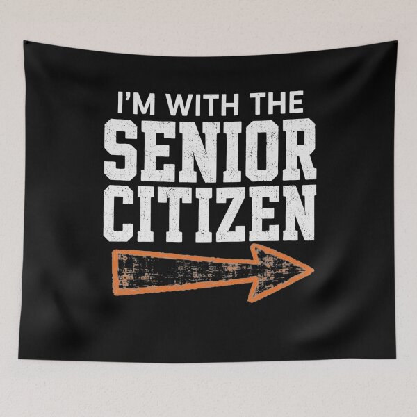Item preview, I’m with The Senior Citizen Humor Funny Halloween Couple Costume designed and sold by clothesy7.