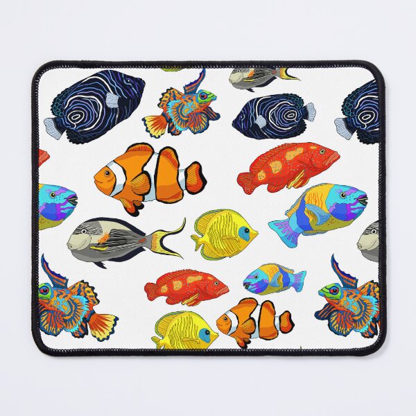 Item preview, Dive into the tropical waters with this vibrant llustration of an exotic Red Sea clown fish amphiprion designed and sold by OrPolly.