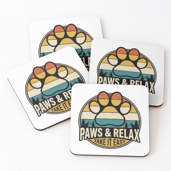 Item preview, funny paws and relax take it easy vintage mountain dog lover designed and sold by ArtDesignTp.