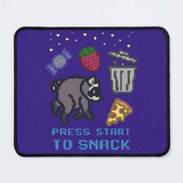 Item preview, Press Start to SNACK pixel 8 bit Jimothy Video Game designed and sold by FandomizedRose.