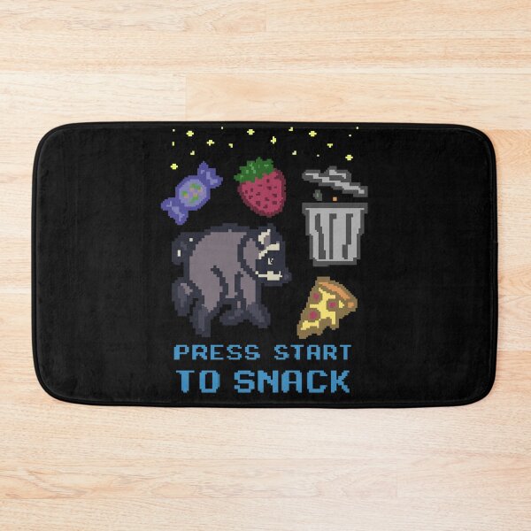Item preview, Press Start to SNACK pixel 8 bit Jimothy Video Game designed and sold by FandomizedRose.