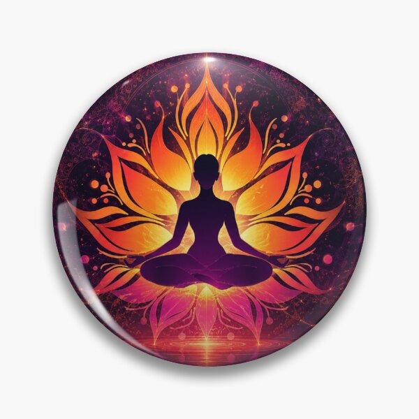 Item preview, Radiant Lotus Meditation: A Journey to Inner Peace designed and sold by Fei Long Design Hub.