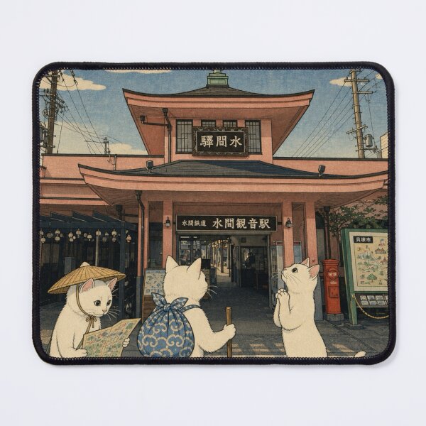 Item preview, Cats Pilgrimage at Mizuma Kannon Station designed and sold by Komatoya.