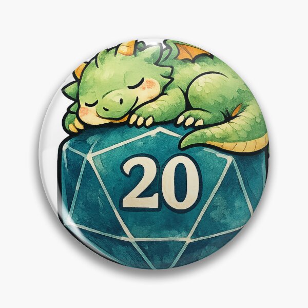 Item preview, Sleepy Baby Dragon Napping on d20 Dice designed and sold by eignvalue.