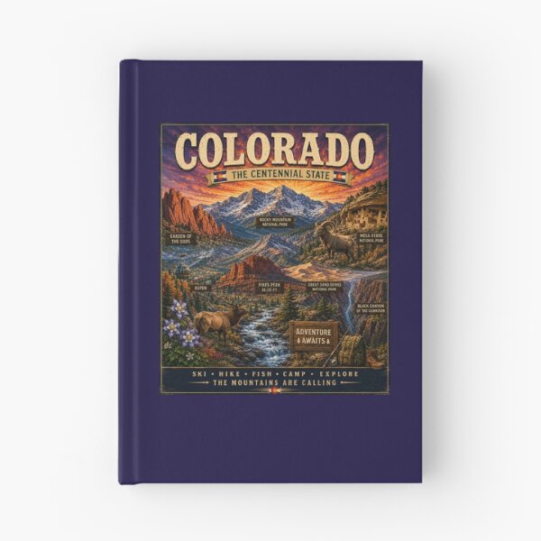 Item preview, Colorado Scenic State Illustration | Rocky Mountain National Park | Colorado Wall Art designed and sold by Swanny's Custom T-shirt and Gift Designs.