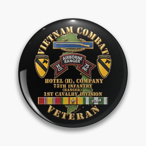 Item preview, Army - Vietnam Combat Vet - H Co 75th Infantry (Ranger) - 1st Cavalry Div SSI  - 3D - Enhanced designed and sold by Military Insignia Products.