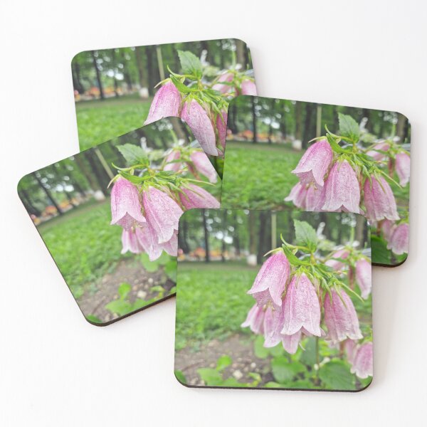 Item preview, pink spotted bellflowers designed and sold by psychoshadow.