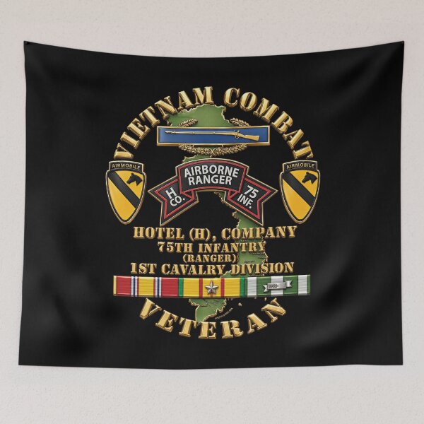 Item preview, Army - Vietnam Combat Vet - H Co 75th Infantry (Ranger) - 1st Cavalry Div SSI  - 3D - Enhanced designed and sold by Military Insignia Products.