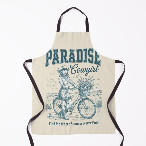 Item preview, Paradise Cowgirl – Coastal Cowgirl Beach Bicycle Design designed and sold by Sea Gem.
