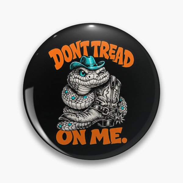 Item preview, Don't Tread On Me Neon Rodeo Rattlesnake designed and sold by Anyshca.