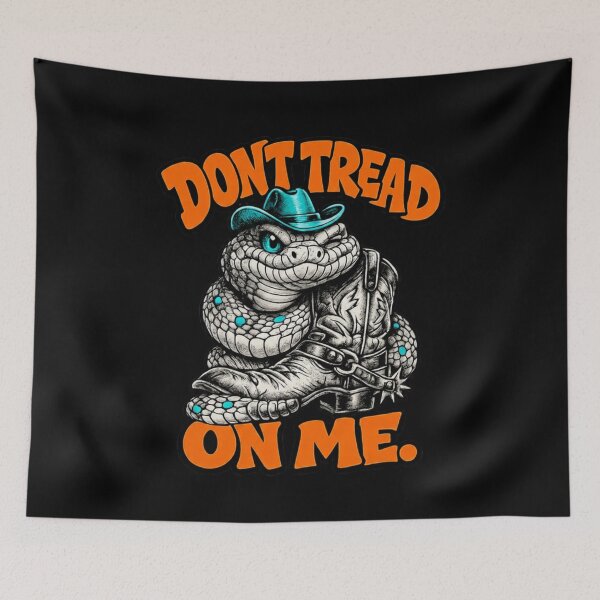 Item preview, Don't Tread On Me Neon Rodeo Rattlesnake designed and sold by Anyshca.