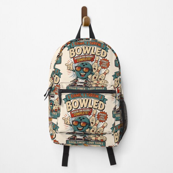 Item preview, Funny Bowling Retro Vintage Design designed and sold by radiogalaxy.