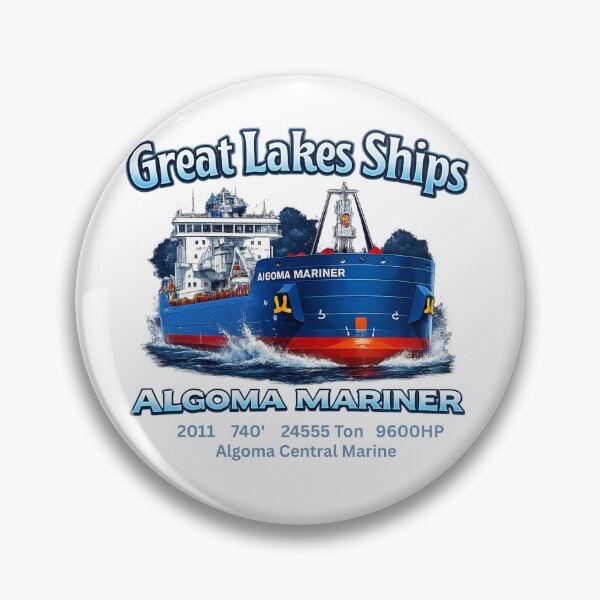 Item preview, Great Lakes Freighter Hoodie - Algoma Mariner Ship Sweatshirt - Nautical Boat Nerd Gift for Ship Watchers, Marine History Crewneck designed and sold by greatlakesimage.