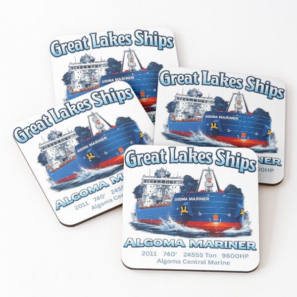 Item preview, Great Lakes Freighter Hoodie - Algoma Mariner Ship Sweatshirt - Nautical Boat Nerd Gift for Ship Watchers, Marine History Crewneck designed and sold by greatlakesimage.