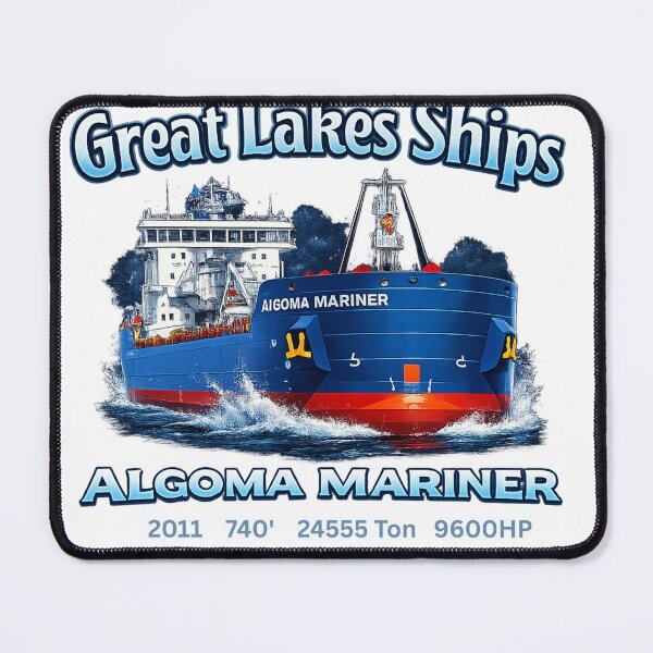 Item preview, Great Lakes Freighter Hoodie - Algoma Mariner Ship Sweatshirt - Nautical Boat Nerd Gift for Ship Watchers, Marine History Crewneck designed and sold by greatlakesimage.