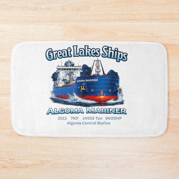 Item preview, Great Lakes Freighter Hoodie - Algoma Mariner Ship Sweatshirt - Nautical Boat Nerd Gift for Ship Watchers, Marine History Crewneck designed and sold by greatlakesimage.