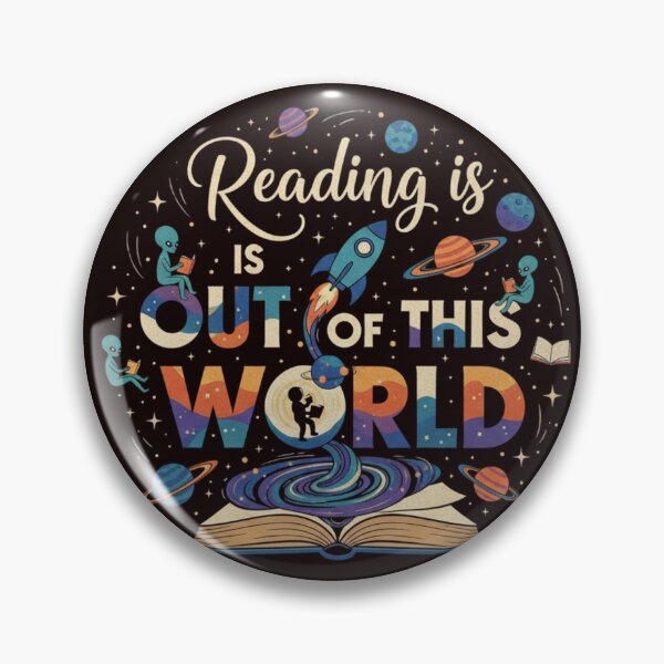 Item preview, Reading is Out of This World designed and sold by SkrabinhoArt.